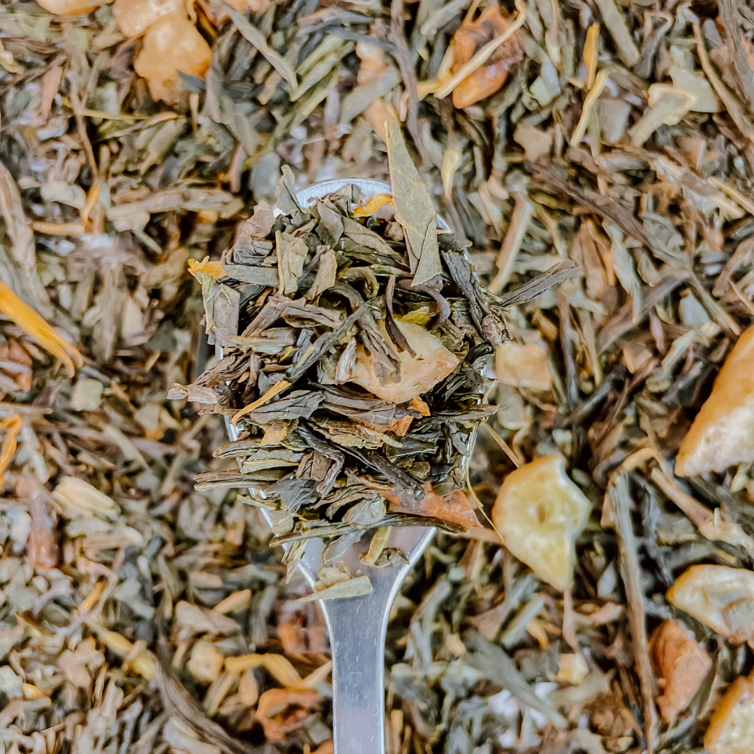 Organiška žalioji arbata su magniu ir kaliu