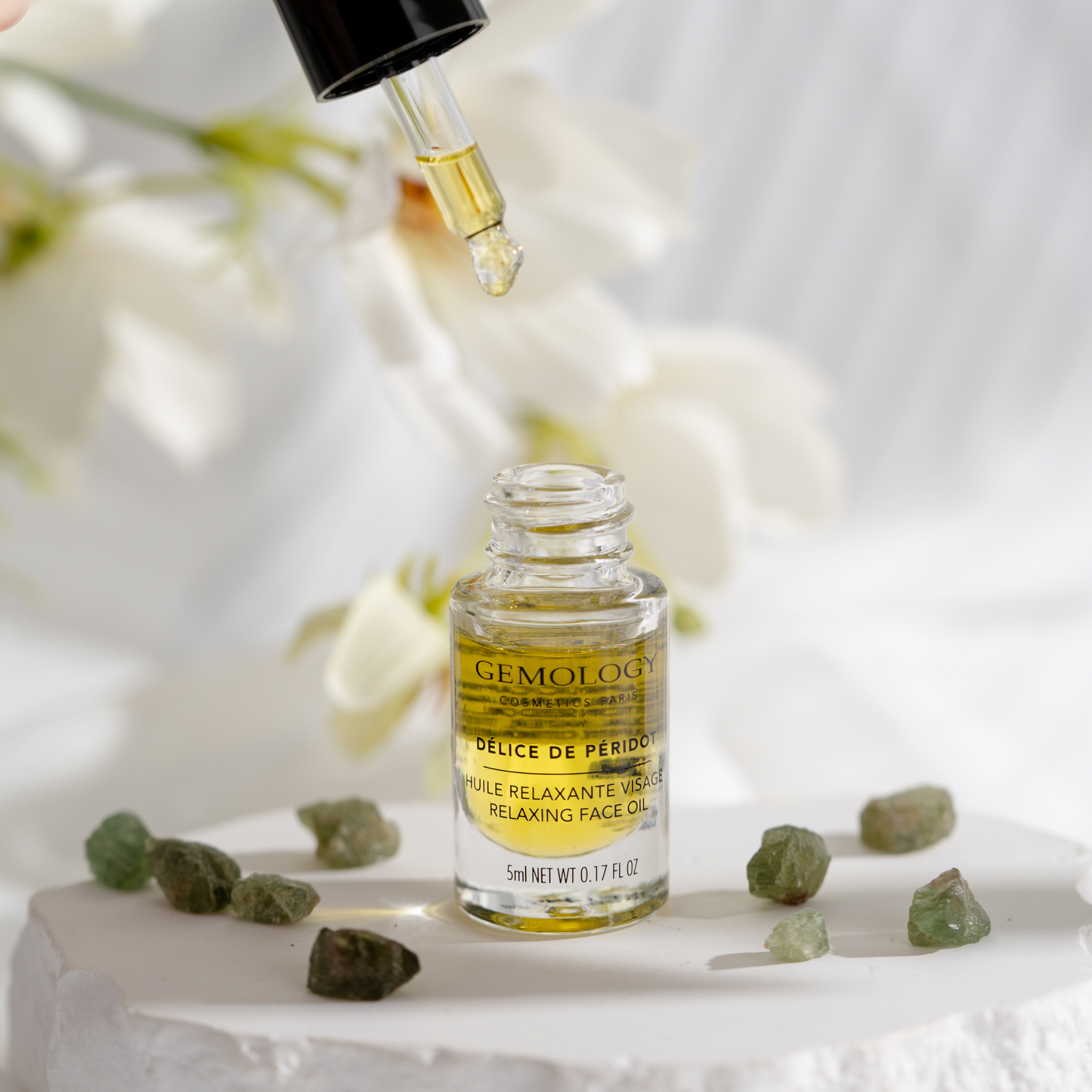 Atpalaiduojantis peridoto veido aliejus | MINI